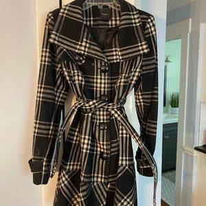 Plaid Pea Coat